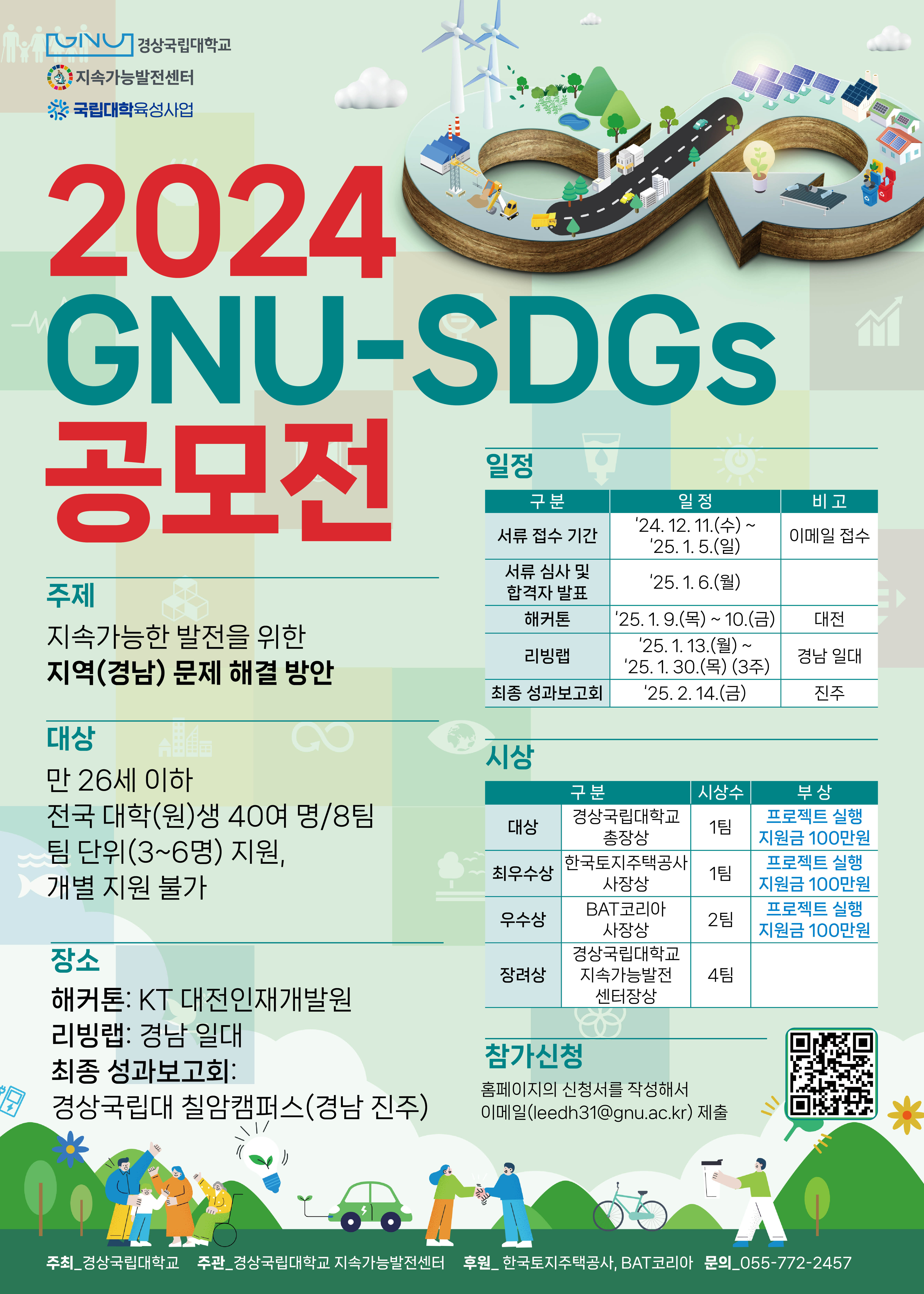 2024 GNU-SDGs 공모전 웹포스터